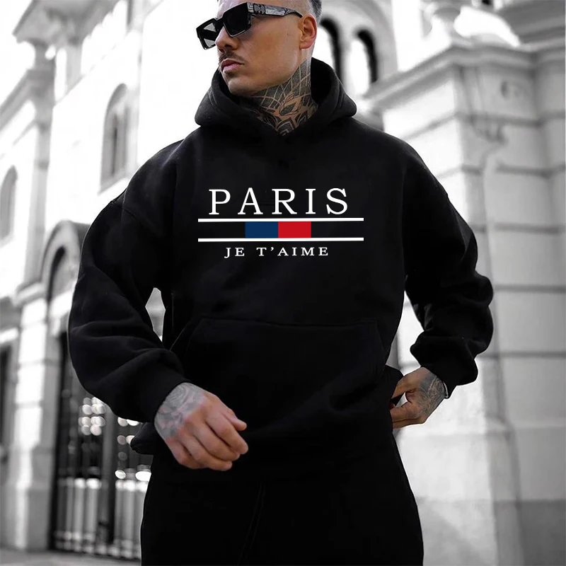 Men'S Fashion Paris 2025 - Paris Fashion Hoodie for Men Urban