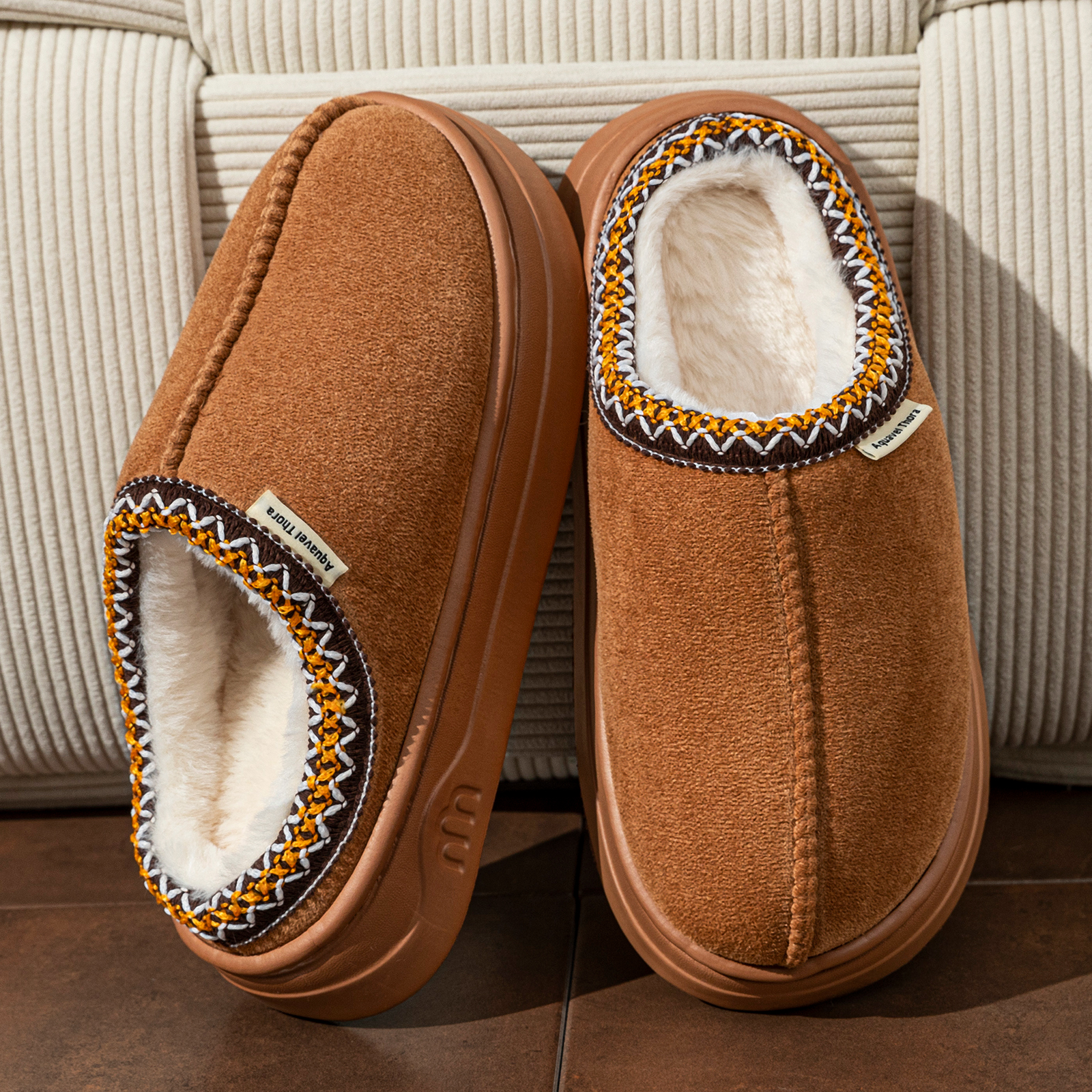 Men'S Fashion Footwear - Winter Women's Slippers Boots Fashion Fuzzy