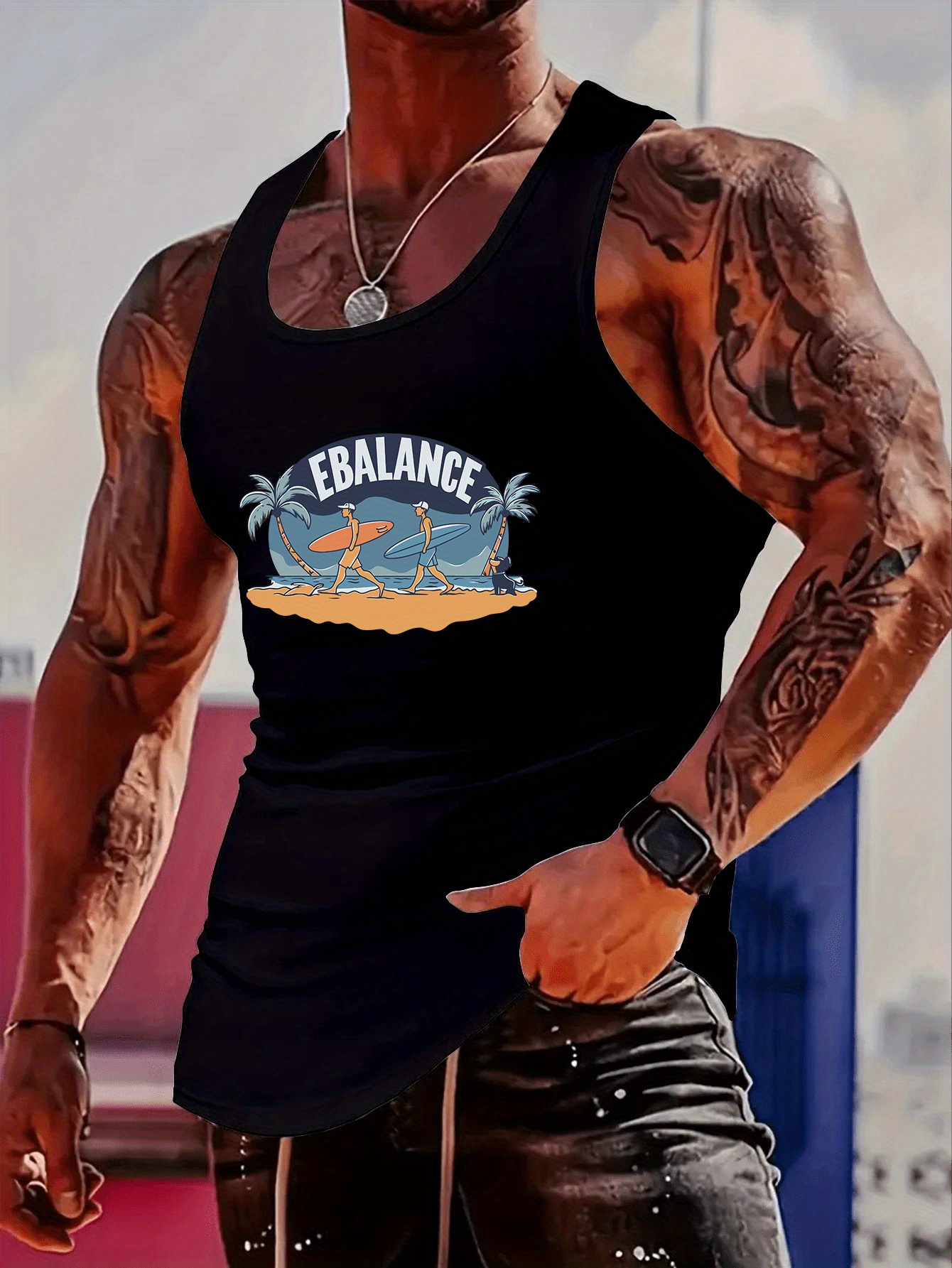 Mens Fashion Trend - Fashionable trend muscular man, simple and