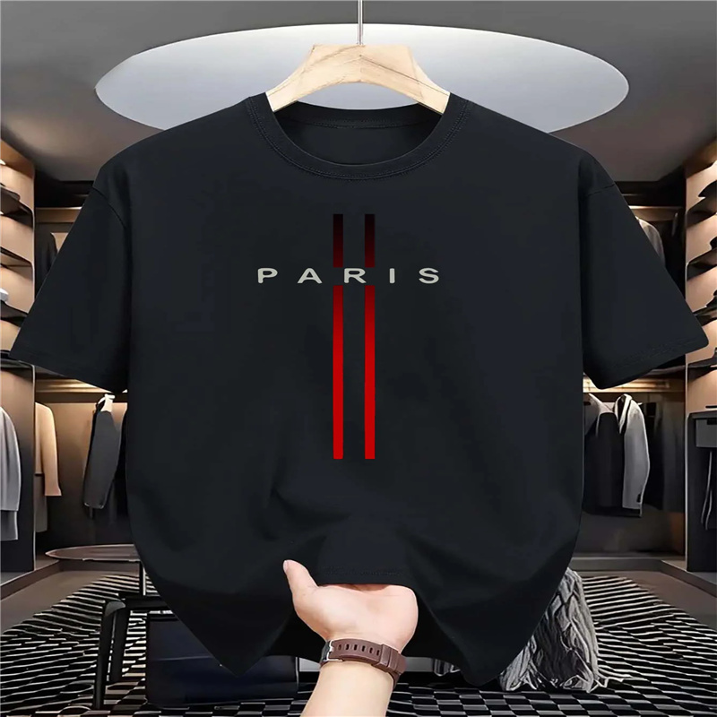 Paris Fashion Men - Men's 100% pure cotton summer casual