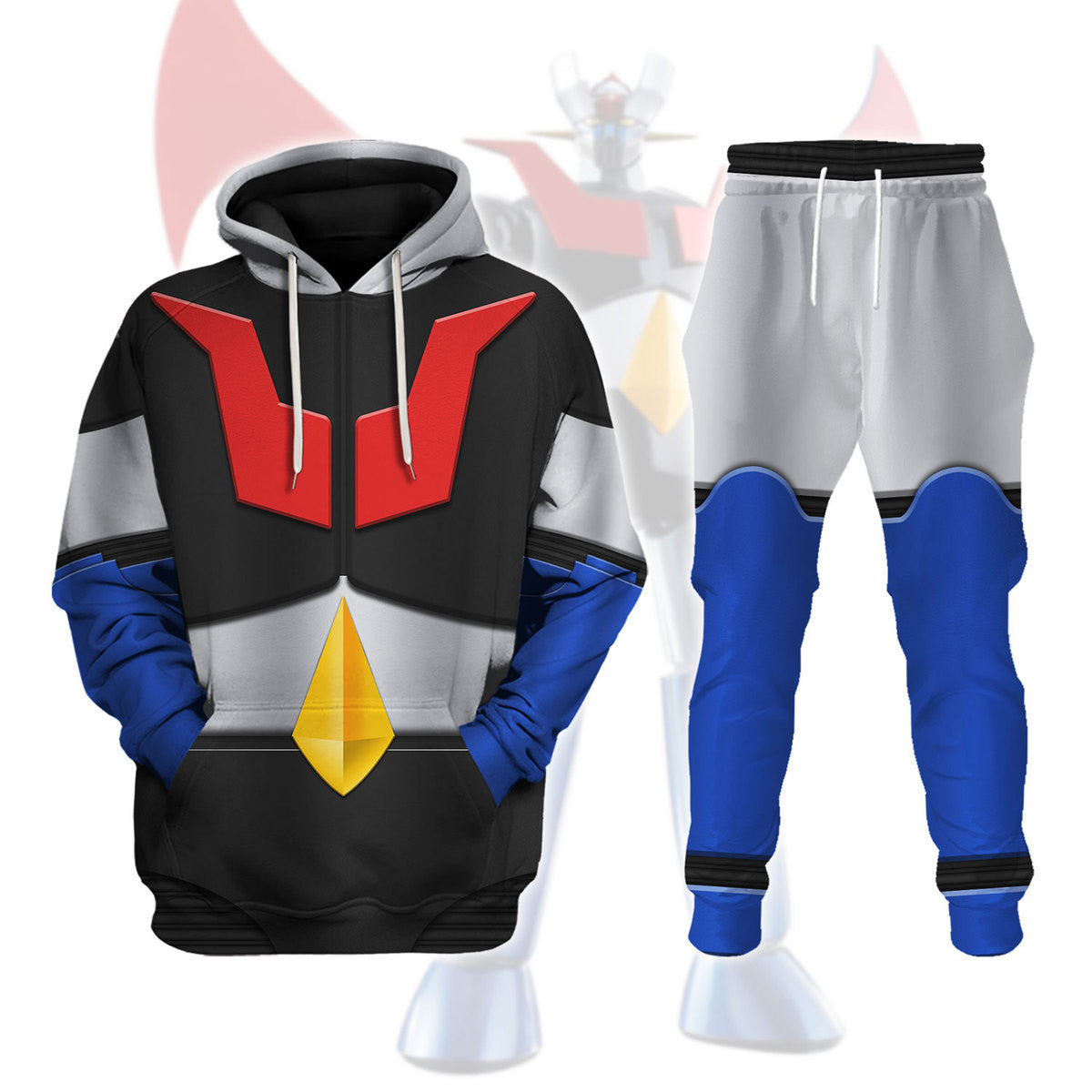Track Suit Men - Anime Mazinger Z Cosplay 3D Print