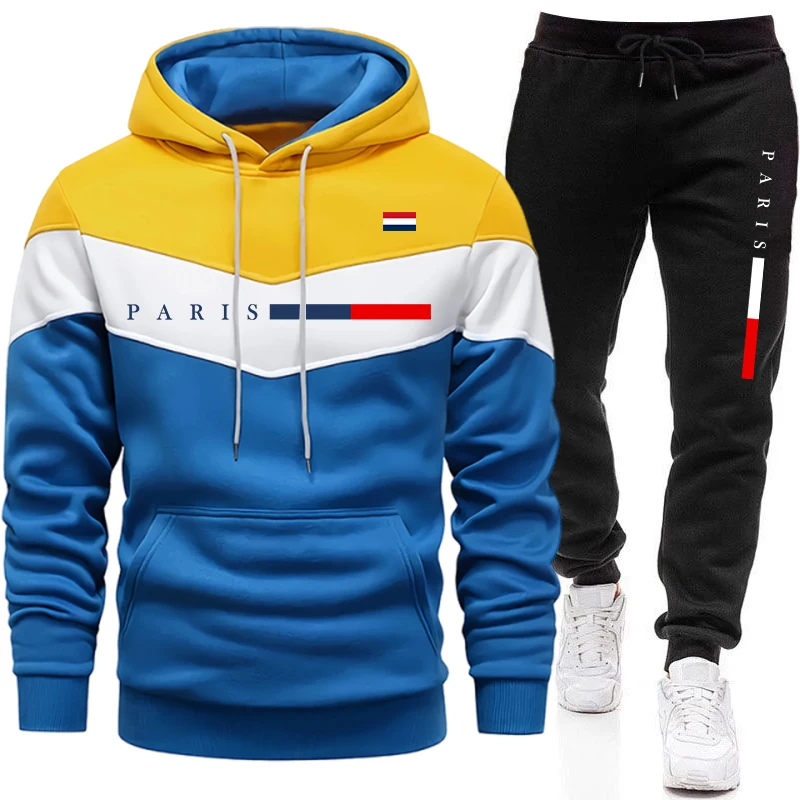 Paris Fashion Men - Urban Casual Fashion Hoodie Sportswear Paris