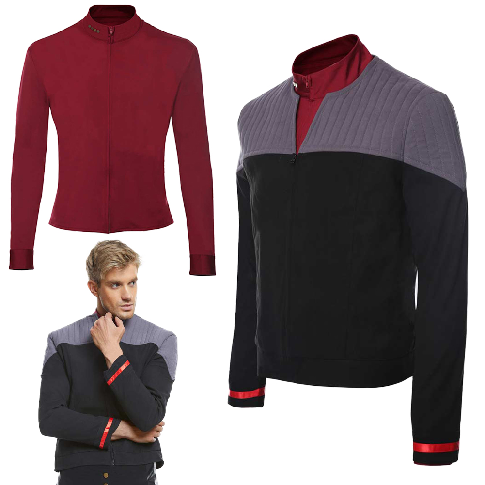 Men Fashion Rave - Luc Cosplay Picard Fantasy Tops Sweater