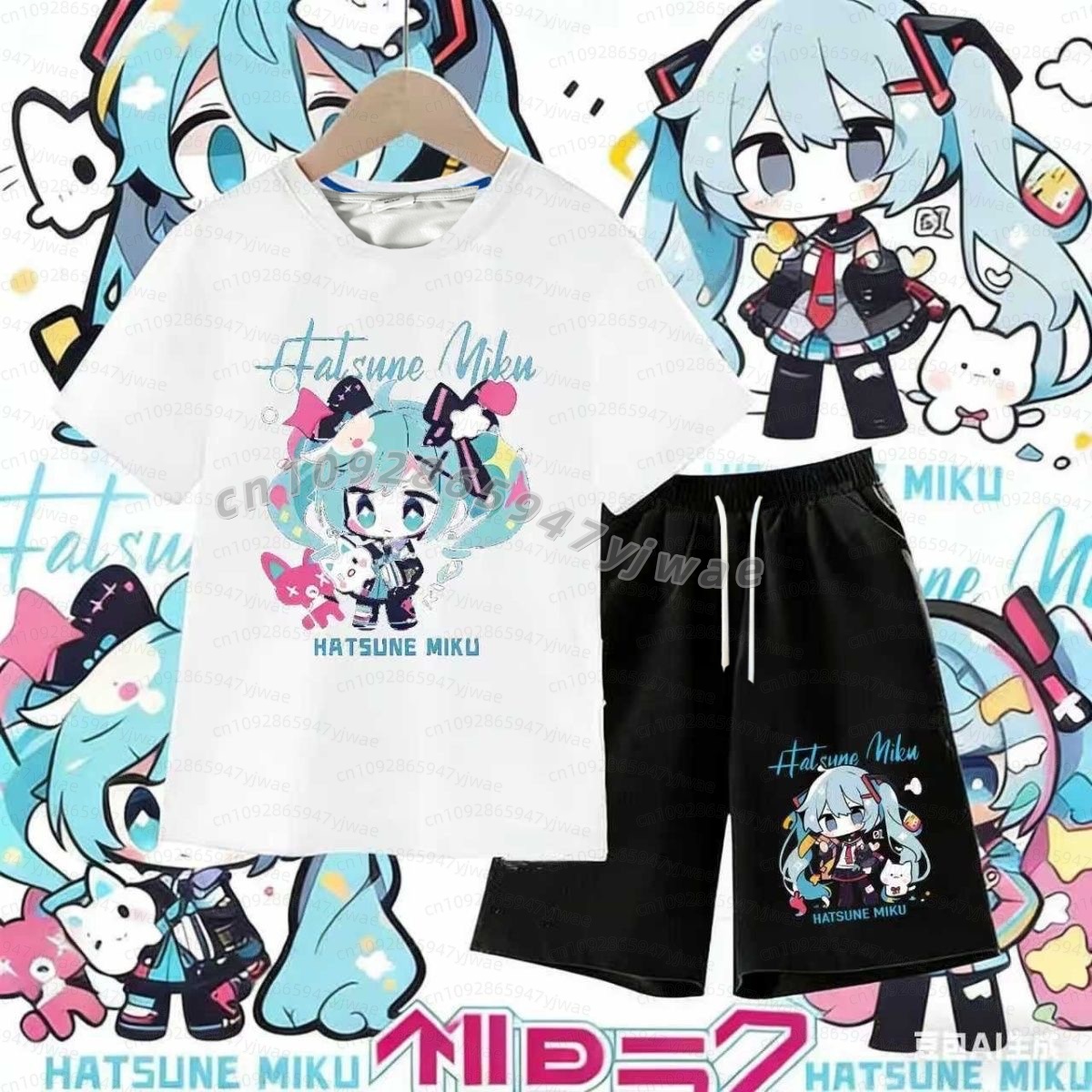 Men'S Fashion Videos - Japanese Anime Hatsune Miku Men's t-shirts