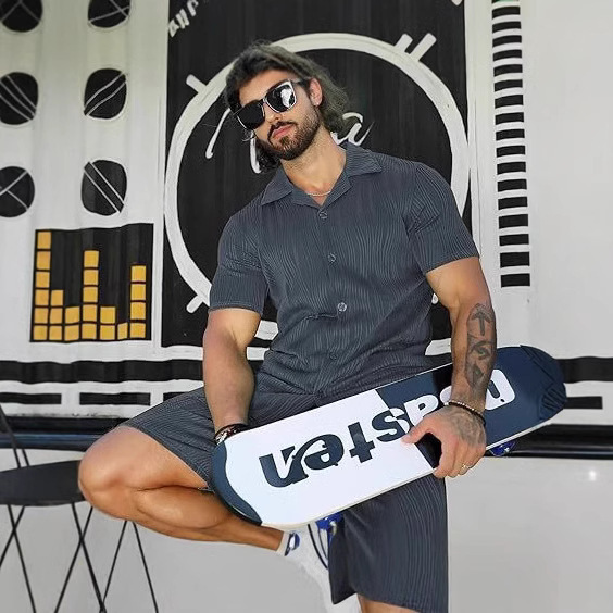 Men's 2 Piece Outfits Short Sl - Track Suit Men review and price