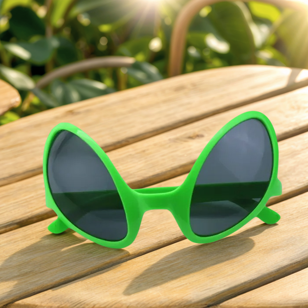 Green Alien Martian Quirky Sun - Men Fashion Rave review and price