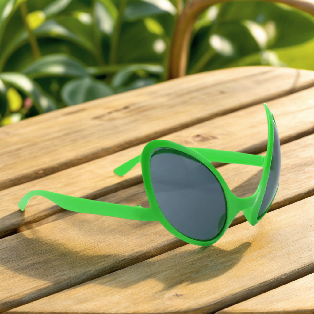Green Alien Martian Quirky Sun - Men Fashion Rave review and price