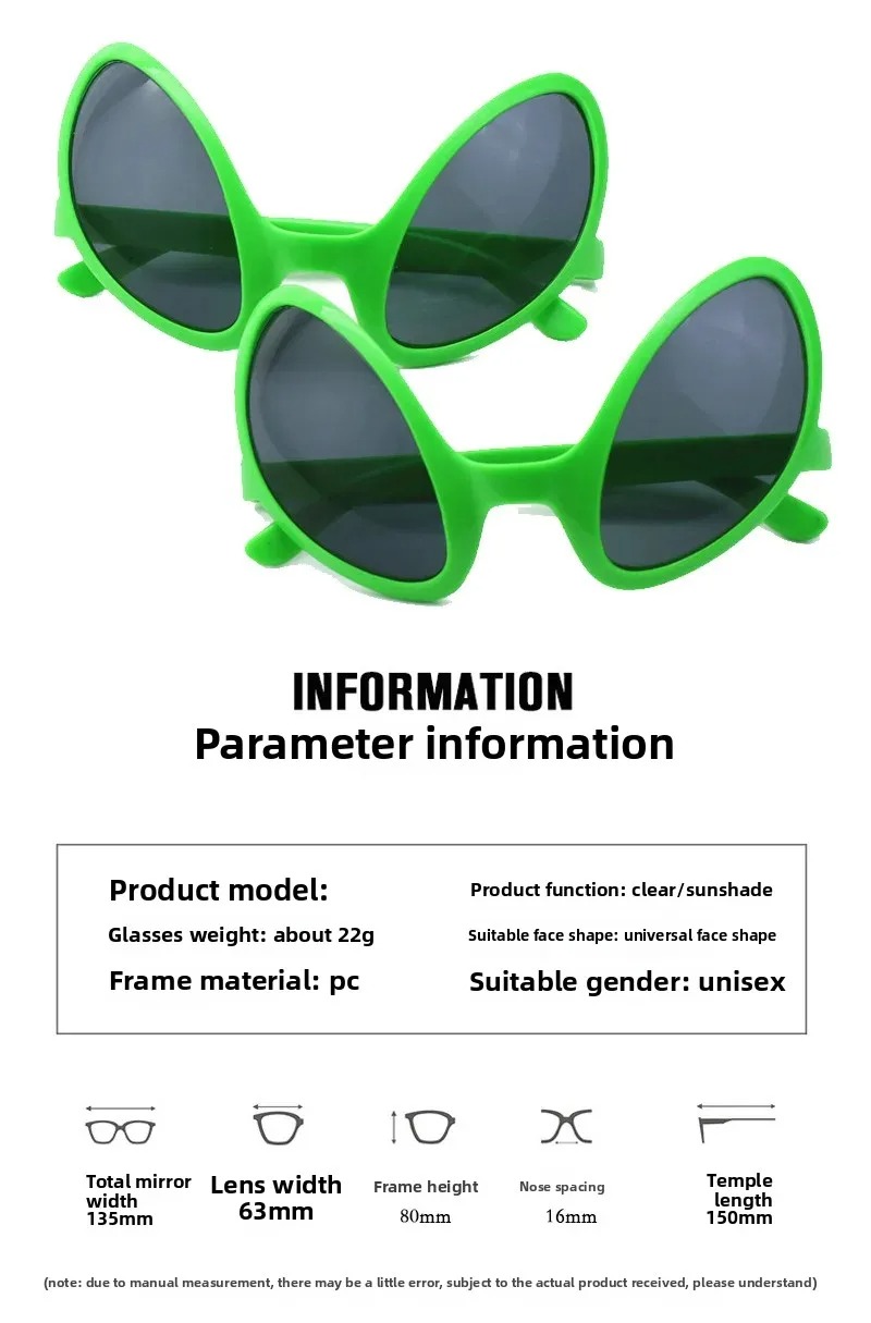 Green Alien Martian Quirky Sun - Men Fashion Rave review and price