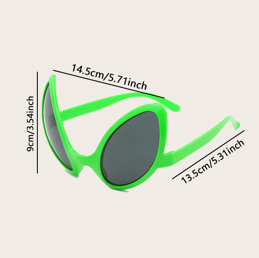 Green Alien Martian Quirky Sun - Men Fashion Rave review and price