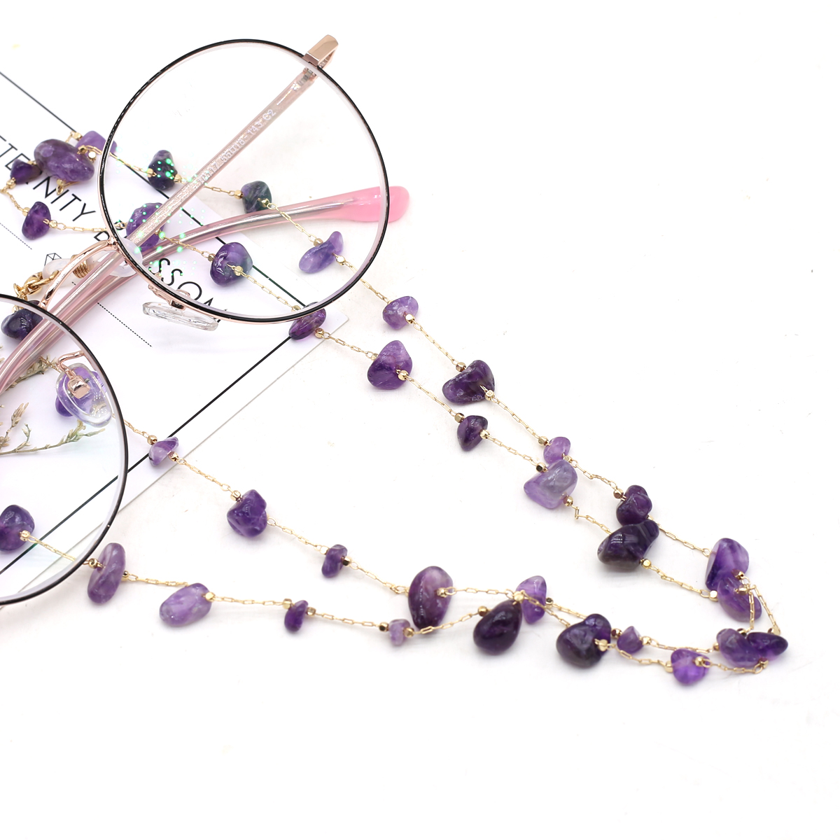 Natural Amethyst Stone Beaded  - Men Fashion Rave review and price