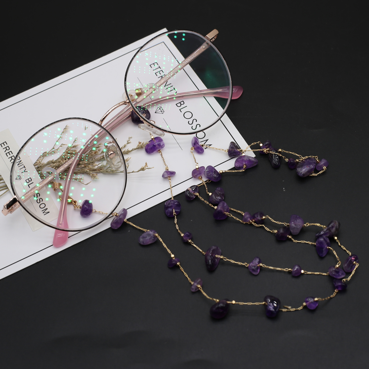 Natural Amethyst Stone Beaded  - Men Fashion Rave review and price