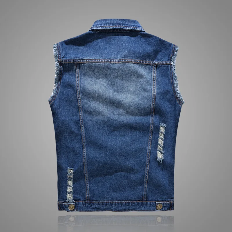 New Fashion Men Ripped Denim V - Men'S Fashion Vest With Jeans review and price
