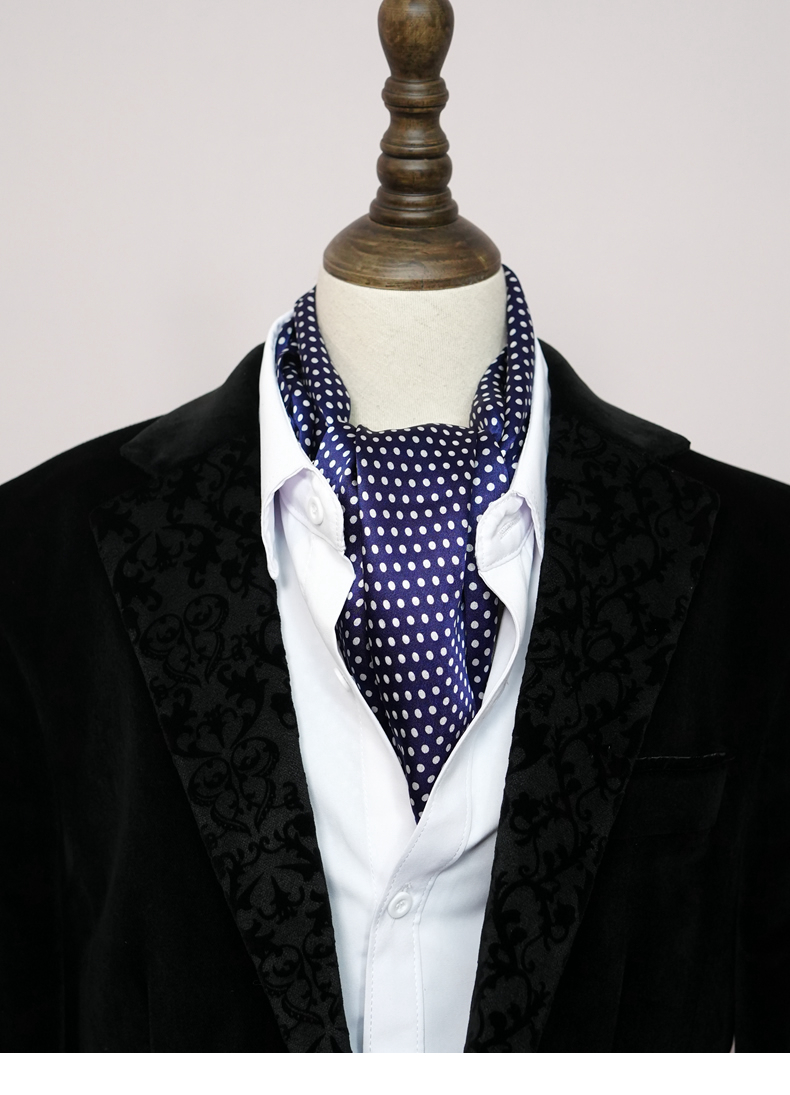 Men's 100% Silk Scarf Polka do - Men Fashion Rave review and price