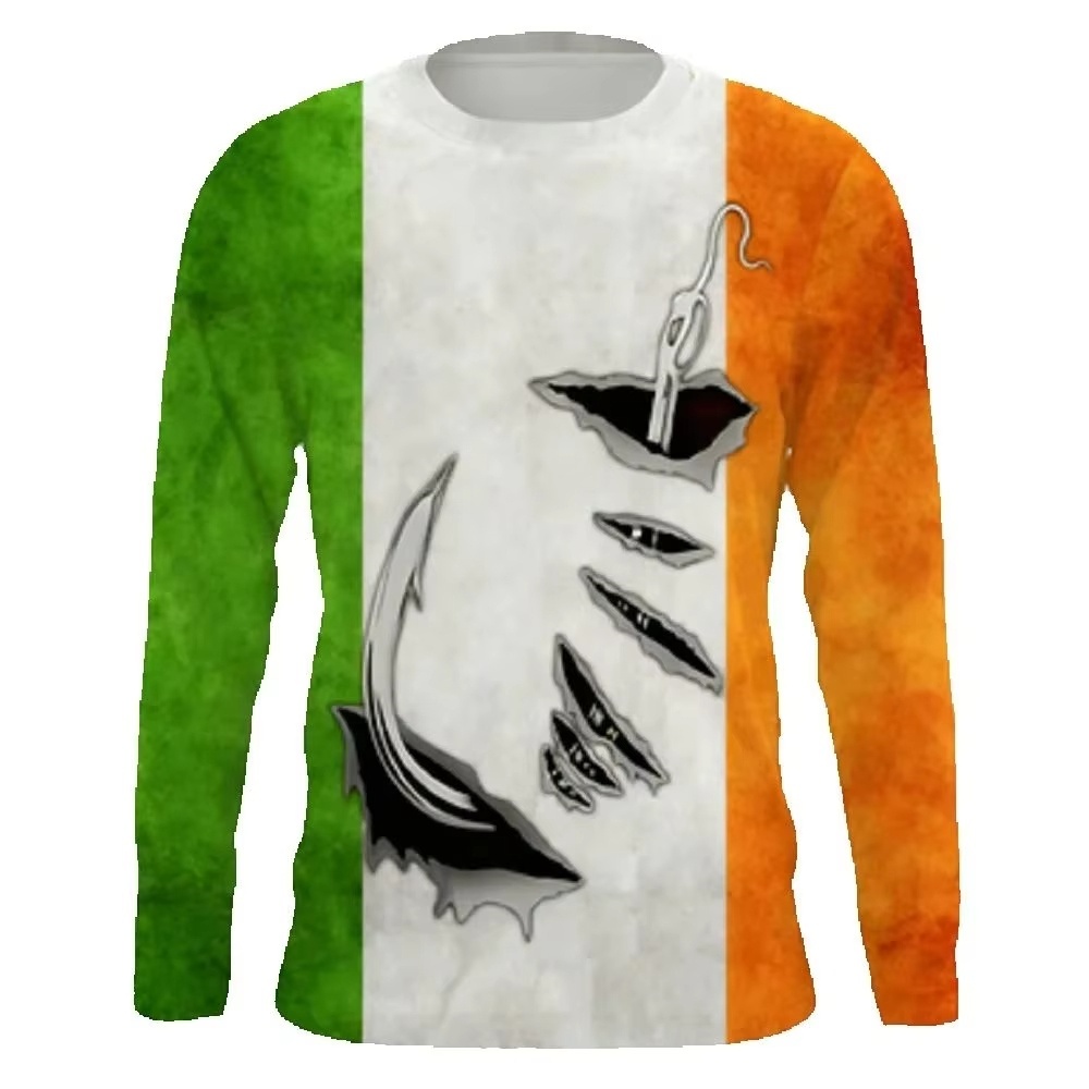 Fashionable Bass Pattern Crew  - Mens Fashion Trend review and price