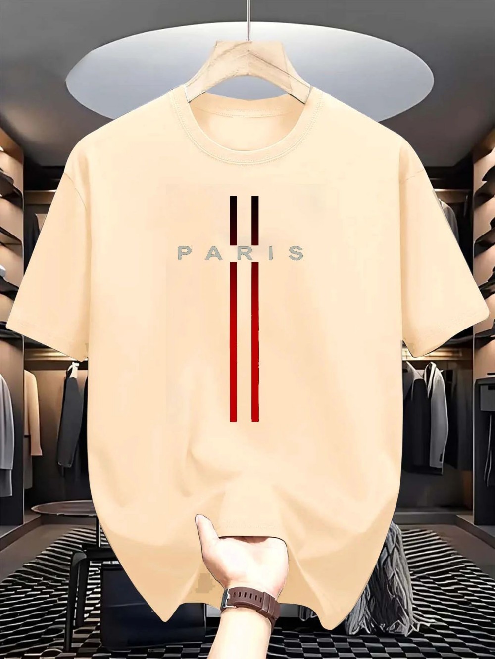 Paris Letter 3D print sport Qu - Paris Fashion Men review and price