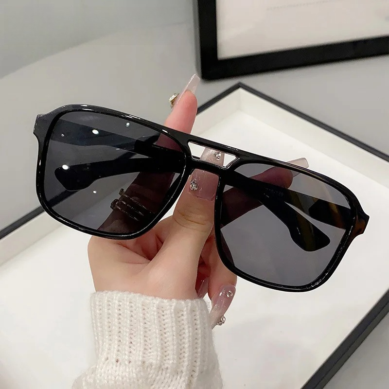 Square Double Bridges Sunglass - Yellow Men'S Fashion review and price