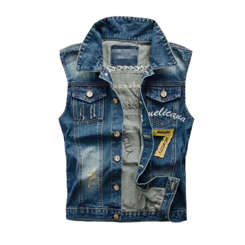 Men Slim Denim Vests Waistcoat - Men'S Fashion Vest With Jeans review and price