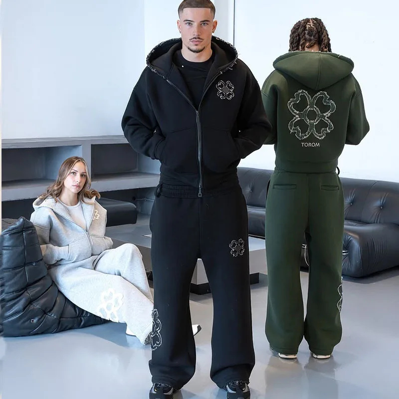Spring Autumn Oversized 4 Leaf - Track Suit Men review and price