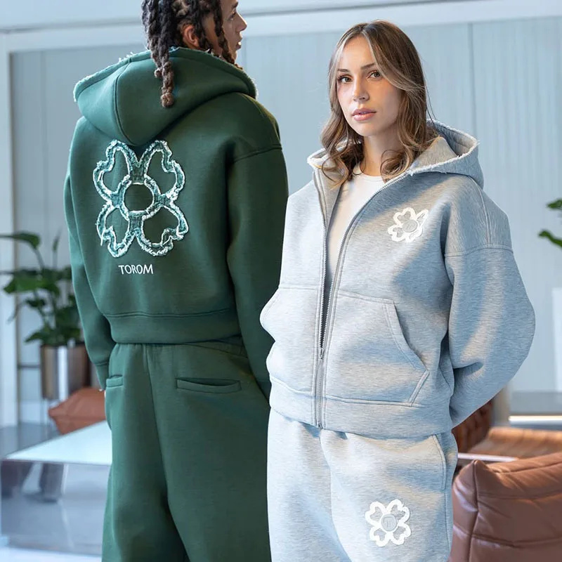 Spring Autumn Oversized 4 Leaf - Track Suit Men review and price