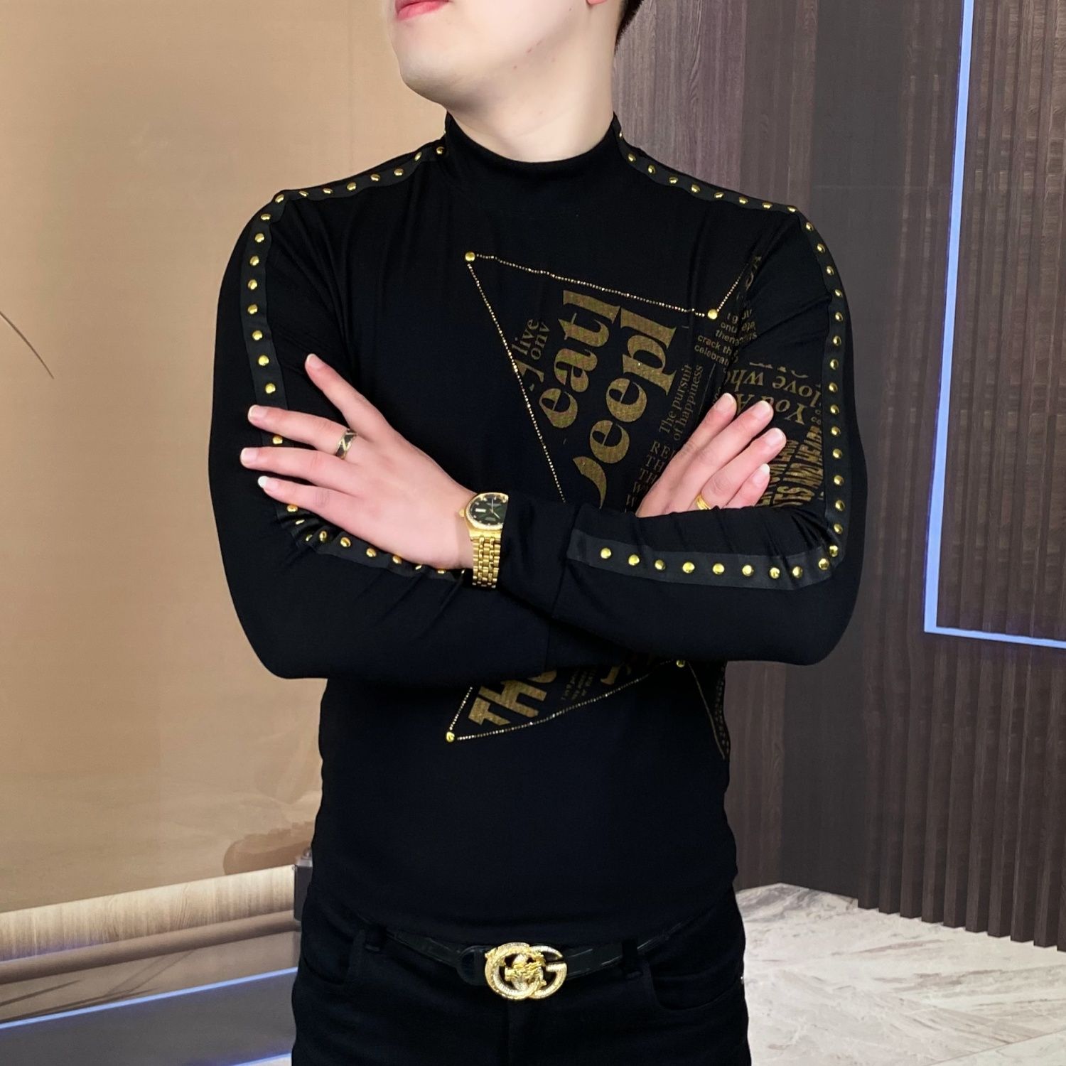 New long-sleeved tops for fash - Mens Fashion Trend review and price