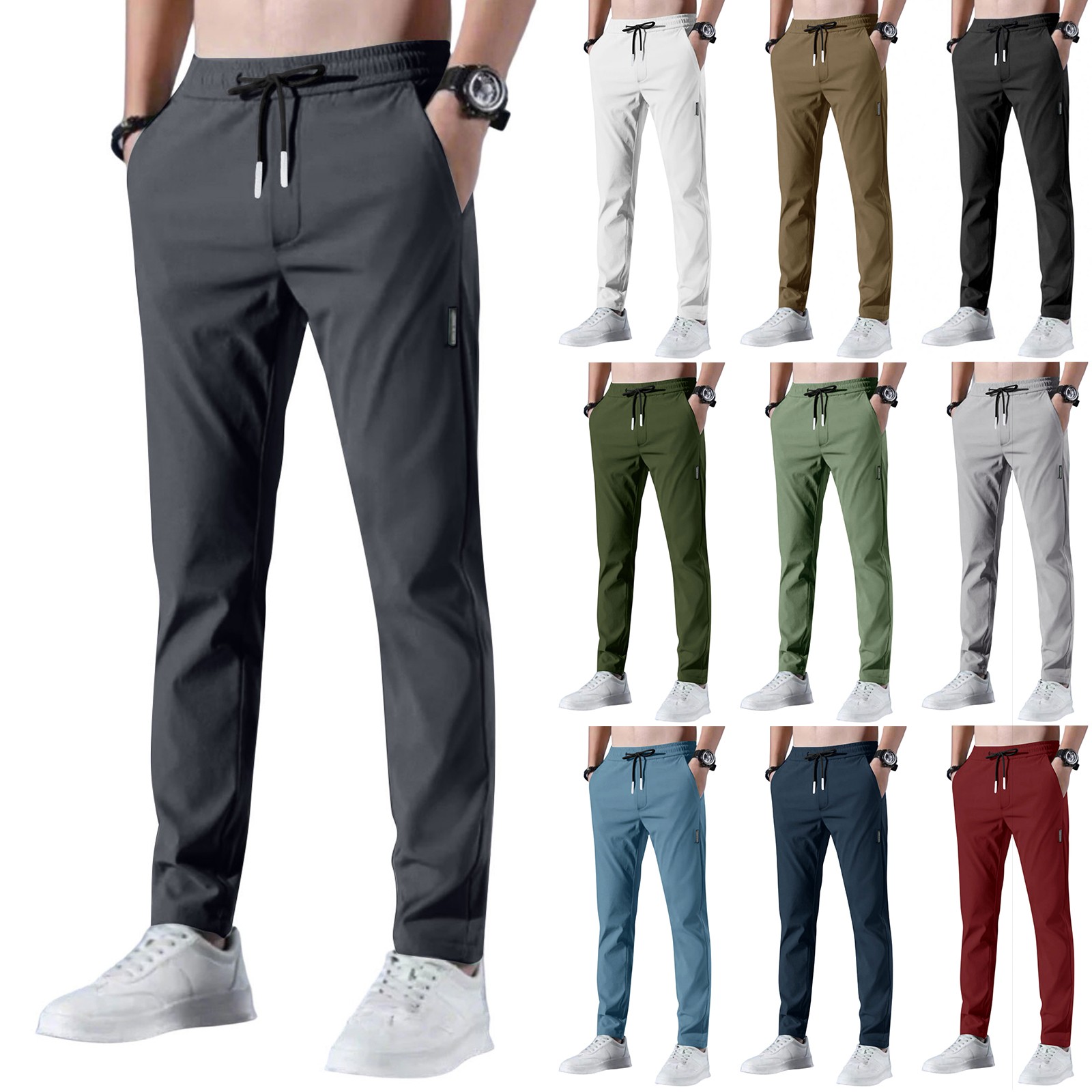 Men'S Loose Trousers Summer Sl - Men'S Fashion Trousers review and price
