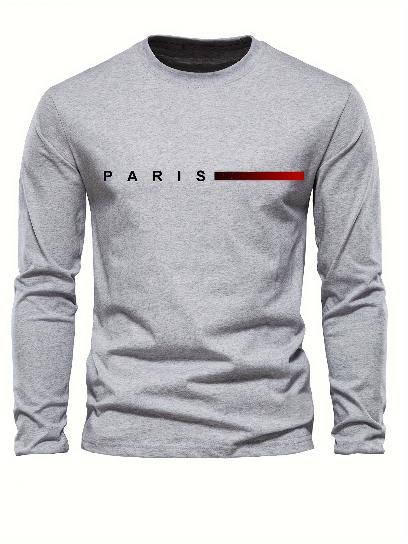 Fashionable Paris Letter Print - Paris Fashion Men review and price