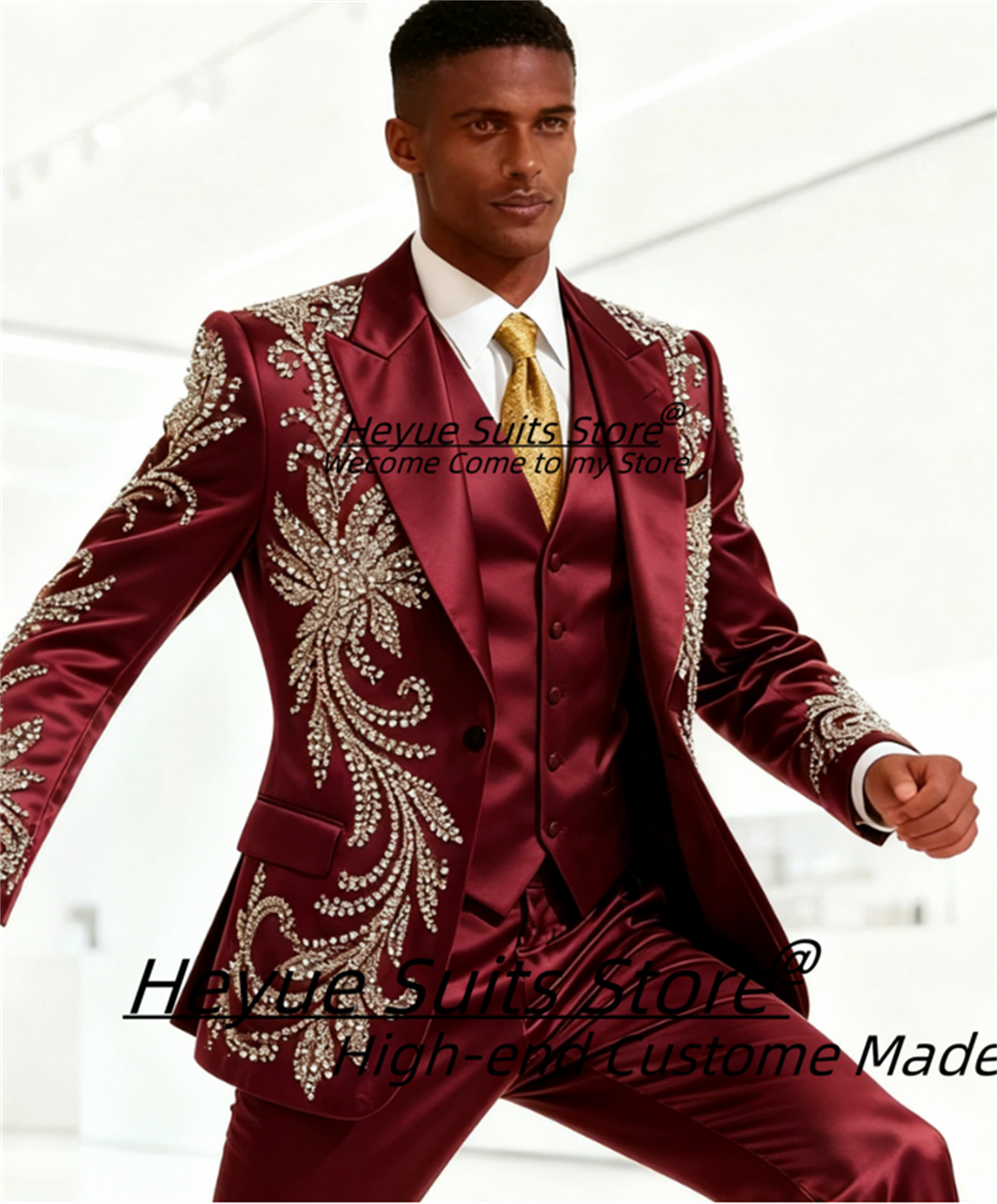 High End Customized Men Suit L - Mens Fashion Blazer review and price