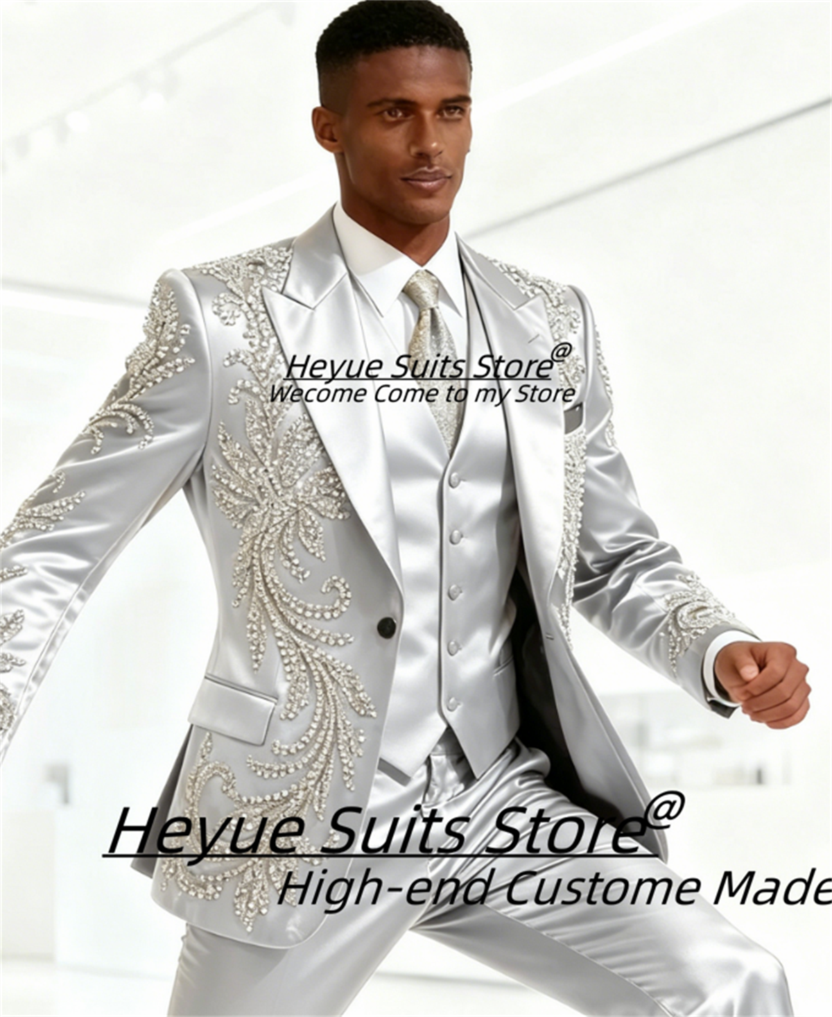 High End Customized Men Suit L - Mens Fashion Blazer review and price