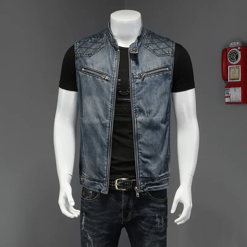 Pop Spring Autumn New Fashion  - Men'S Fashion Vest With Jeans review and price