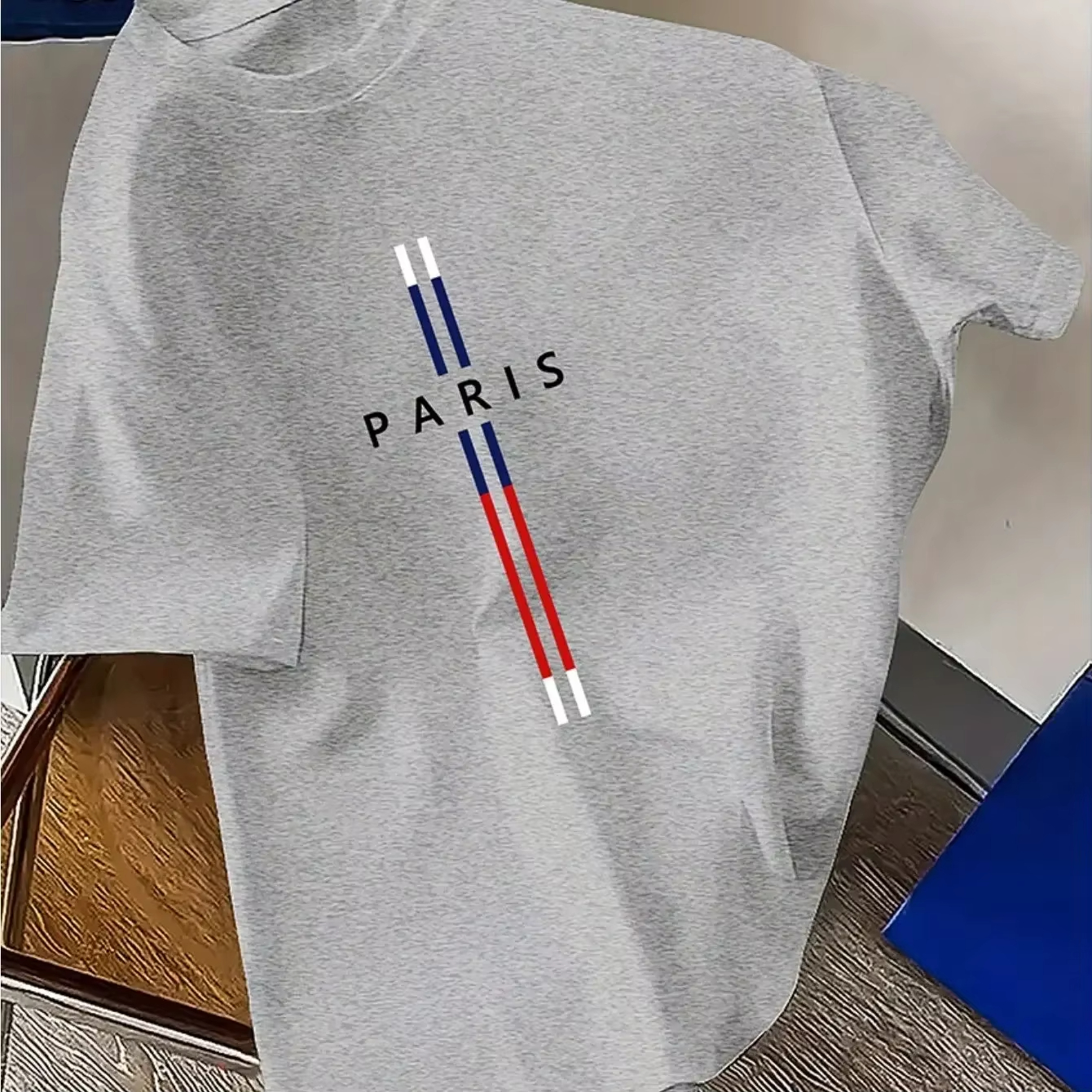 Fashion T-shirt casual loose p - Paris Fashion Men review and price