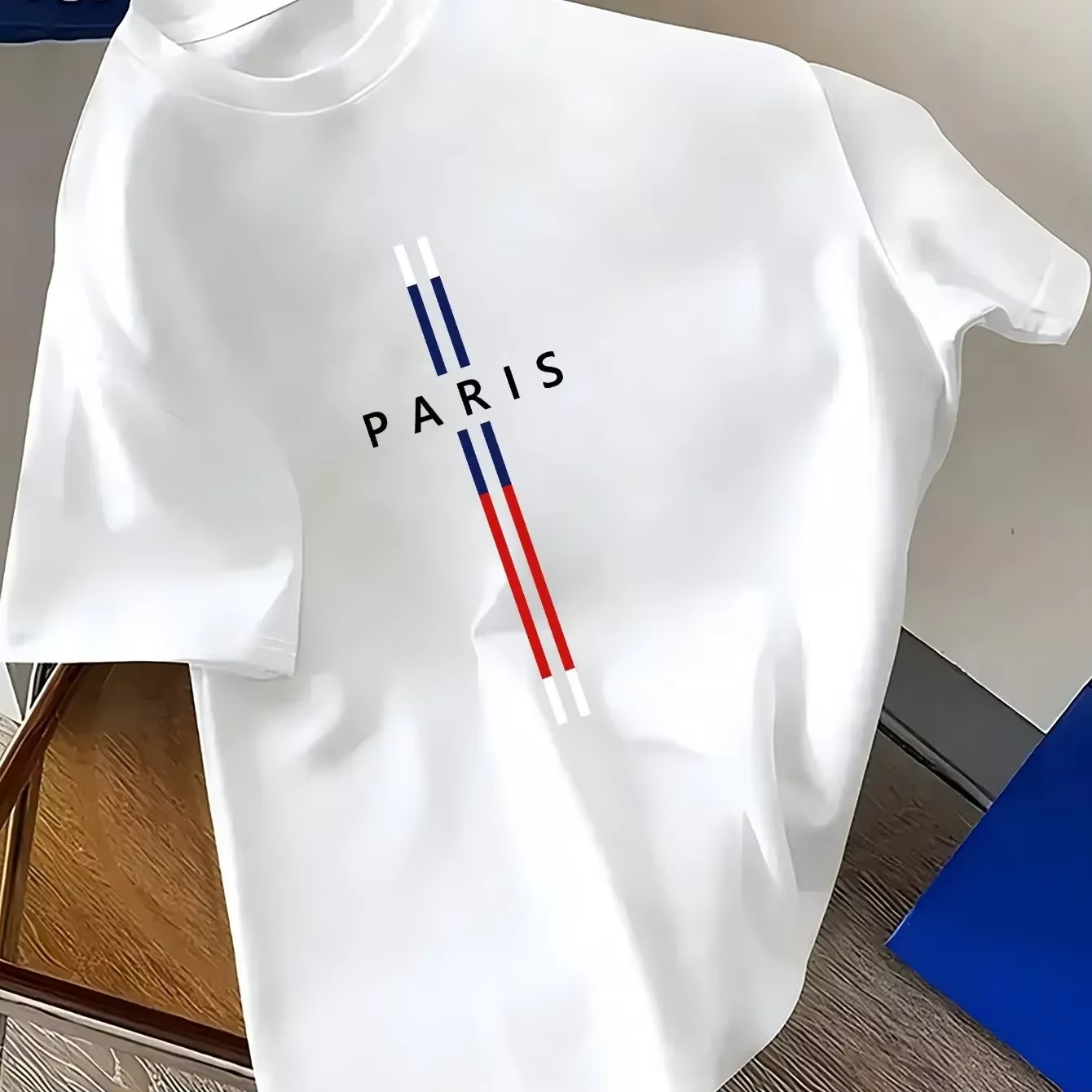 Fashion T-shirt casual loose p - Paris Fashion Men review and price