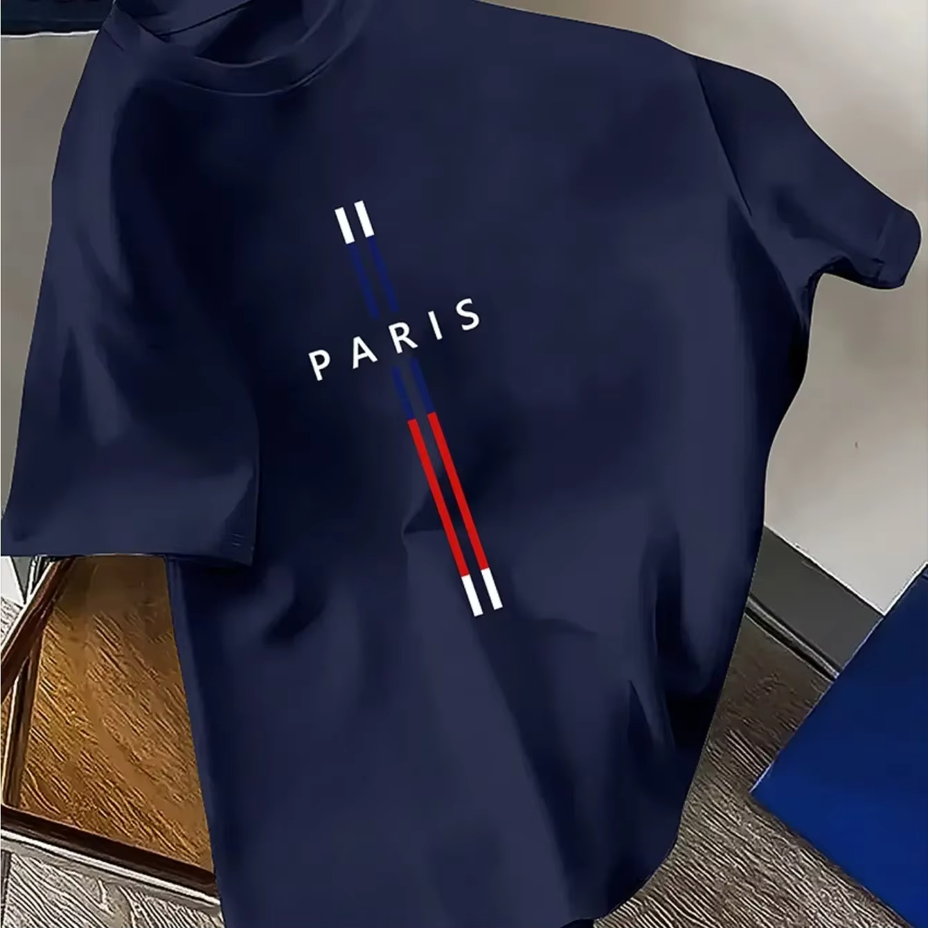 Fashion T-shirt casual loose p - Paris Fashion Men review and price