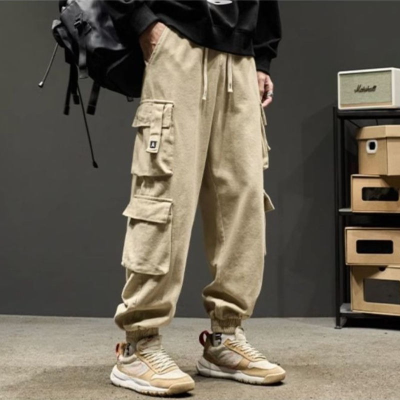 Khaki Male Trousers Biker Low  - Men'S Fashion Trousers review and price