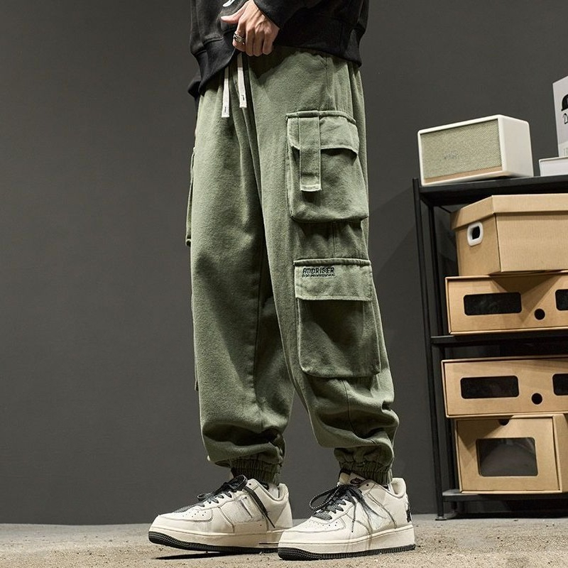 Khaki Male Trousers Biker Low  - Men'S Fashion Trousers review and price