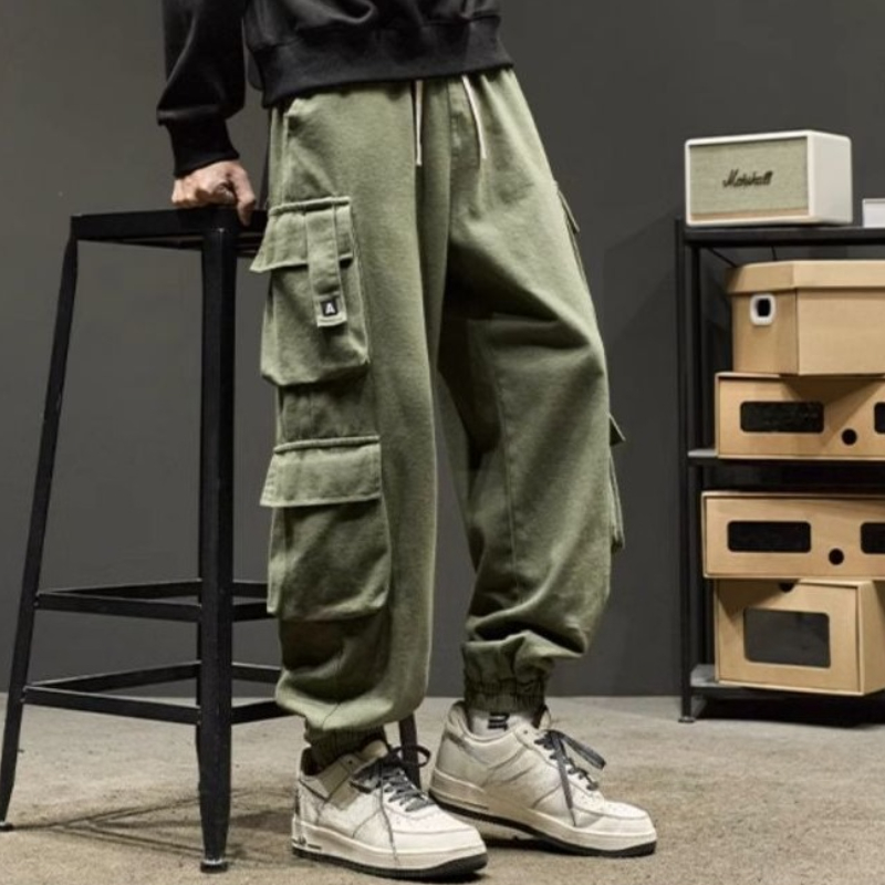 Khaki Male Trousers Biker Low  - Men'S Fashion Trousers review and price
