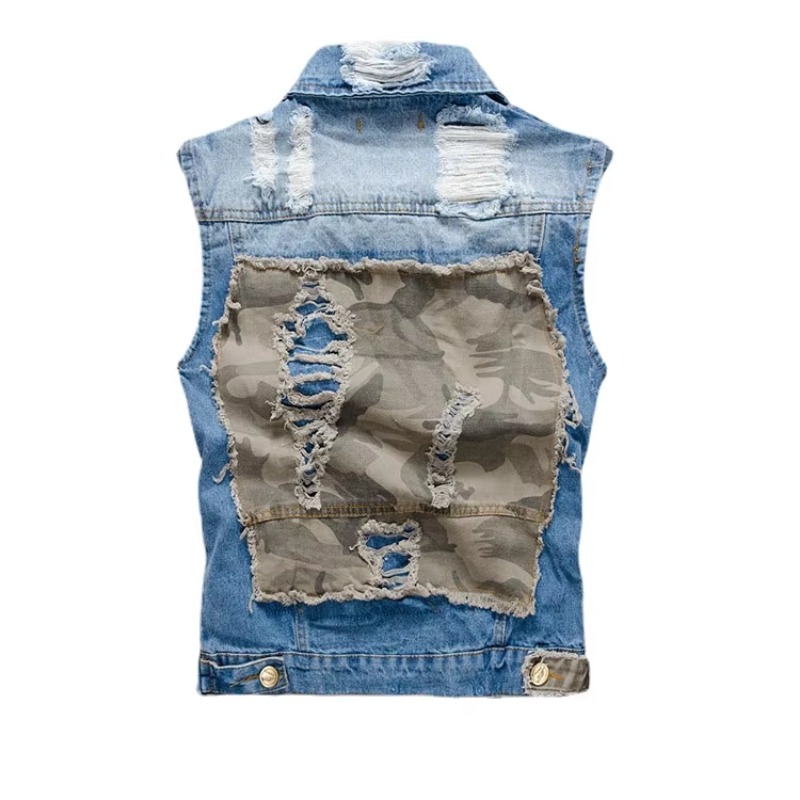 Men Slim Denim Vests Jackets W - Men'S Fashion Vest With Jeans review and price