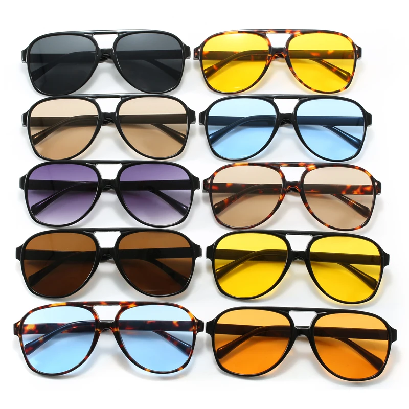 Unisex Fashion Sunglasses UV40 - Yellow Men'S Fashion review and price