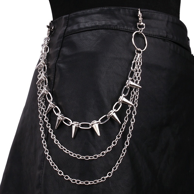 Hip Hop Punk Rock Metal Pants  - Men'S Fashion Trousers review and price