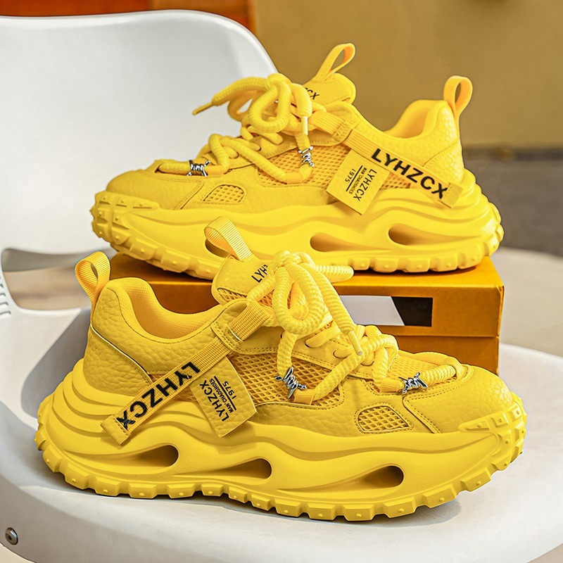 2026 Men‘s Yellow Platform Dad - Yellow Men'S Fashion review and price