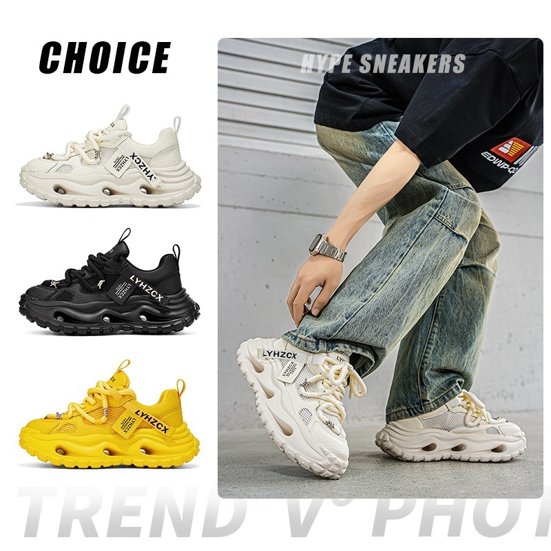2026 Men‘s Yellow Platform Dad - Yellow Men'S Fashion review and price
