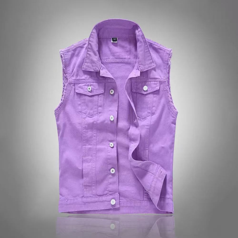 New Fashion Men Blue Casual De - Men'S Fashion Vest With Jeans review and price