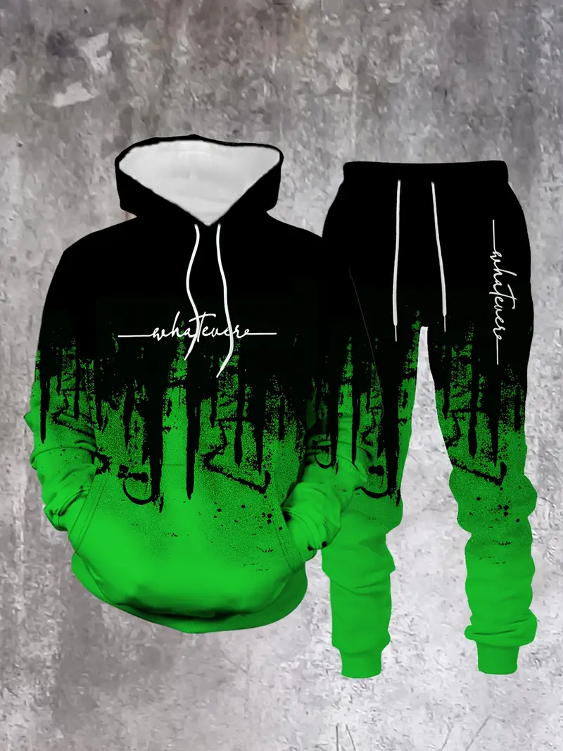 Gradient Color Paris Tracksuit - Paris Fashion Men review and price