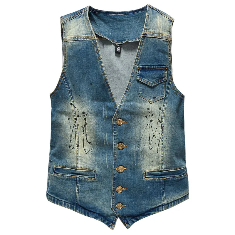 LIBIELIY Spring Autumn New Fas - Men'S Fashion Vest With Jeans review and price