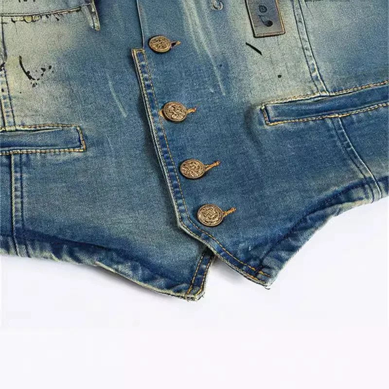 LIBIELIY Spring Autumn New Fas - Men'S Fashion Vest With Jeans review and price