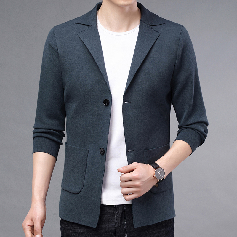 New Cardigan Men Knitwear Blaz - Mens Fashion Blazer review and price