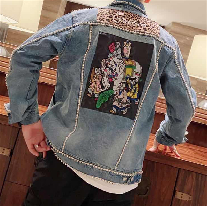 Diamond Border Printing Fashio - Men'S Fashion Vest With Jeans review and price