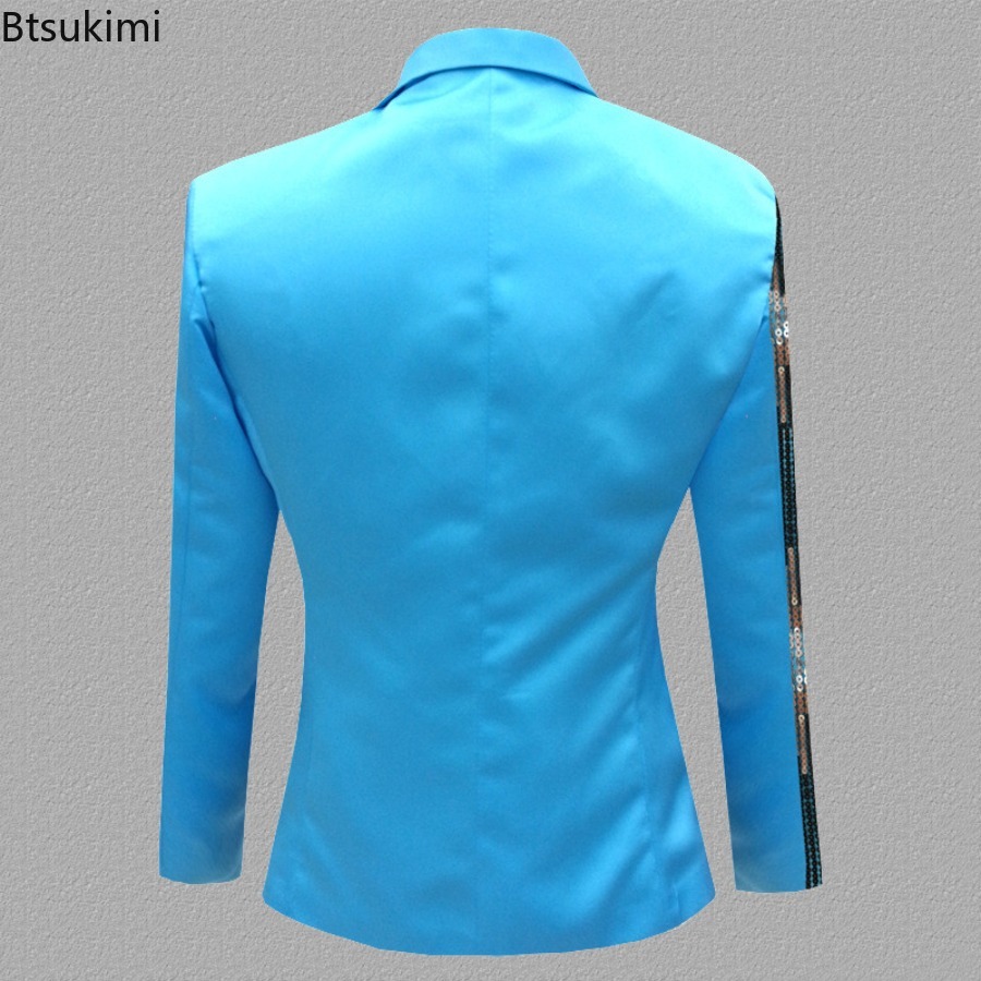 2026 Men's Fashion Sequin Suit - Mens Fashion Blazer review and price