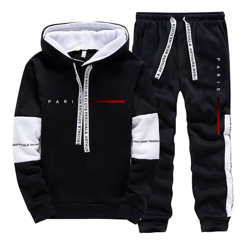 Men's Set Paris Fashion Hoodie - Track Suit Men review and price