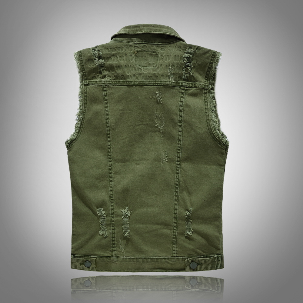 New Fashion Men Green Casual R - Men'S Fashion Vest With Jeans review and price
