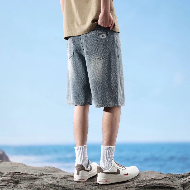 Men's Star Pattern Denim Short - Men'S Fashion Trousers review and price